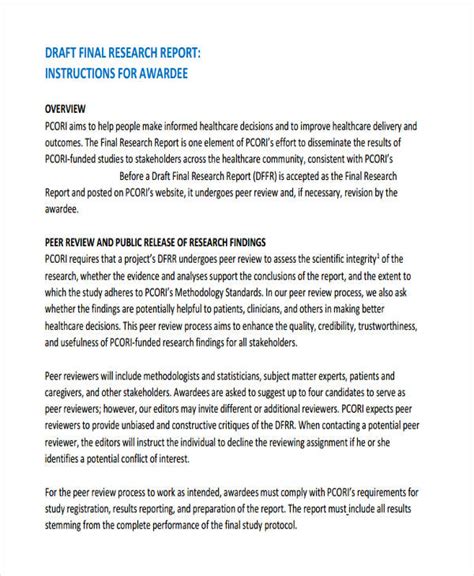 Image result for Research Report Format Example