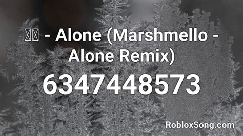 Marshmello Alone Roblox ID# Song に対する画像結果