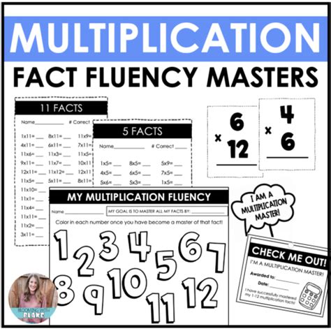Toradh íomhá ar Multiplication 4th Grade Fluency