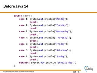 Image result for Switch Case in Java PPT
