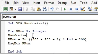 Toradh íomhá ar Randomize VBA