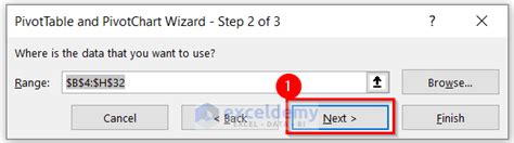 Image result for Excel PivotTable Wizard
