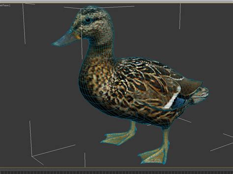 Duck Pixilated 3D Model に対する画像結果