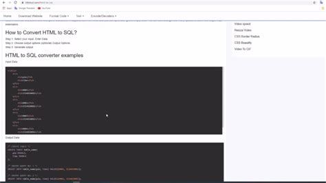 Image result for HTML Fields From SQL