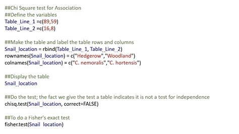 نتيجة الصورة لـ Chi-Square Test R Code