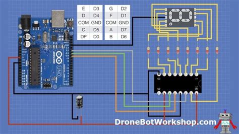 Afbeeldingsresultaten voor How to Use 74HC595 with Arduino