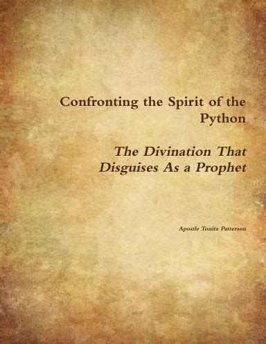 Image result for Spirit of Divination Python