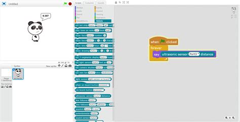 Image result for Ultrasonic Sensor Mblock Code