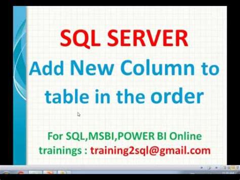 Image result for How to Add New Column in SQL