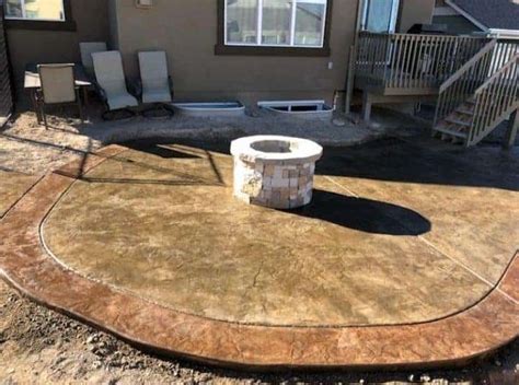Image result for Multi-Level Stamped Concrete Patio