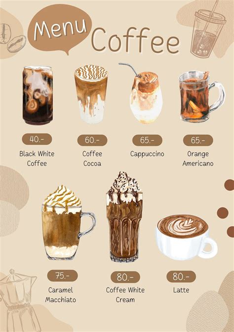 Coffee Menu Background に対する画像結果