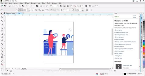 CorelDRAW Interface に対する画像結果