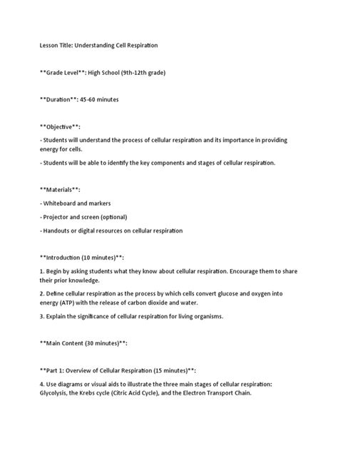 Toradh íomhá ar Sample Copy of Lesson Plan