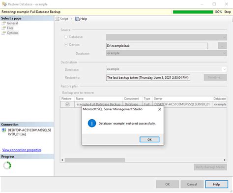 Afbeeldingsresultaten voor Restore SQL Database From Bak File