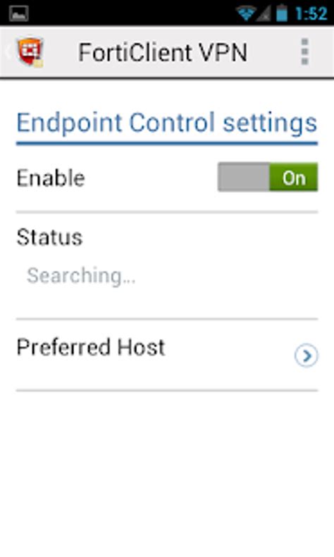 FortiClient VPN Client に対する画像結果