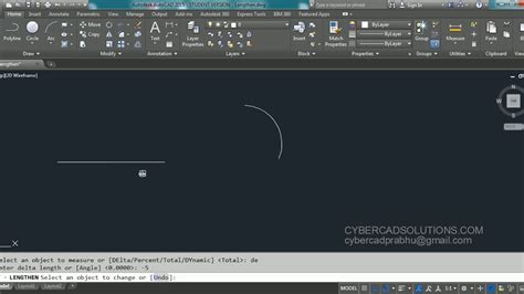Toradh íomhá ar How to Extend a Line in AutoCAD