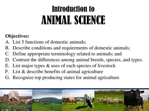 Toradh íomhá ar Animal Science Topics