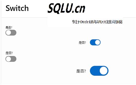 Toggle Switch Oracle Apex に対する画像結果