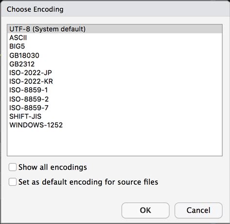 Toradh íomhá ar Encoding File Encoding