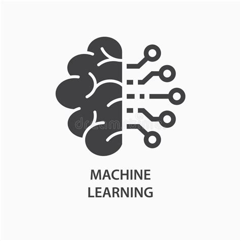 Machine Learning Icon. Artificial Intelligence, Smart Machine Logo ...