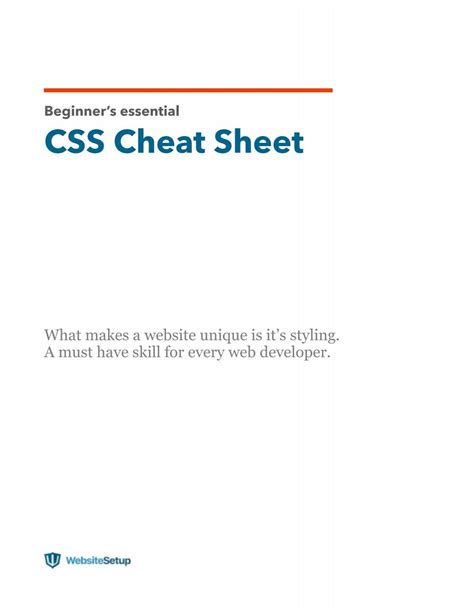 Image result for Display Cheat Sheet in CSS
