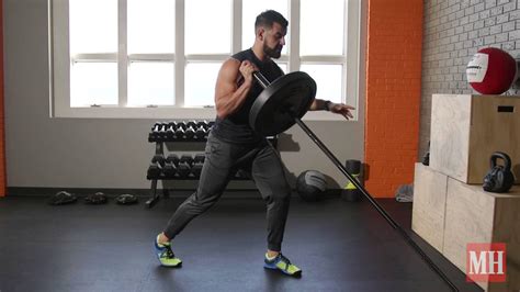 Toradh íomhá ar Landmine Thruster Exercise