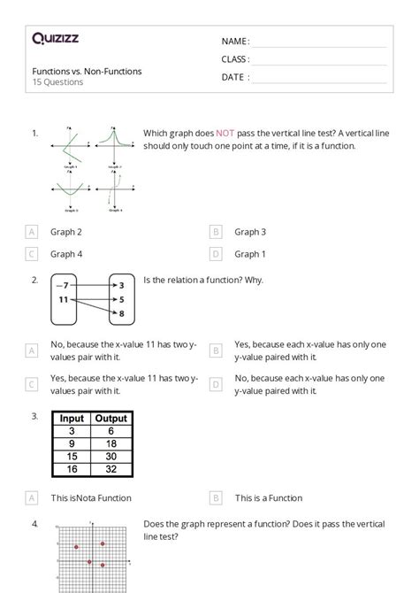 Afbeeldingsresultaten voor Graph and Functions 8th Grade Math Sheets