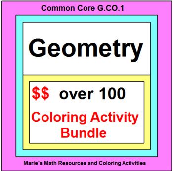 Image result for Geometry Coloring Activity