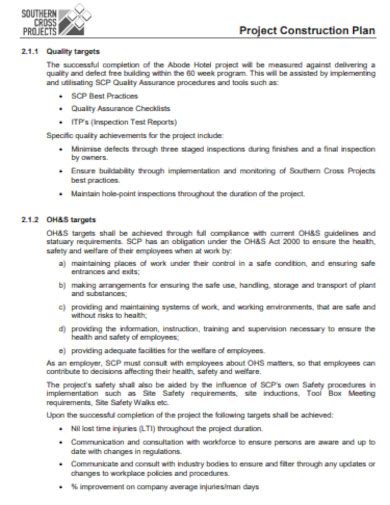 Image result for Sample Construction Project Management Plan