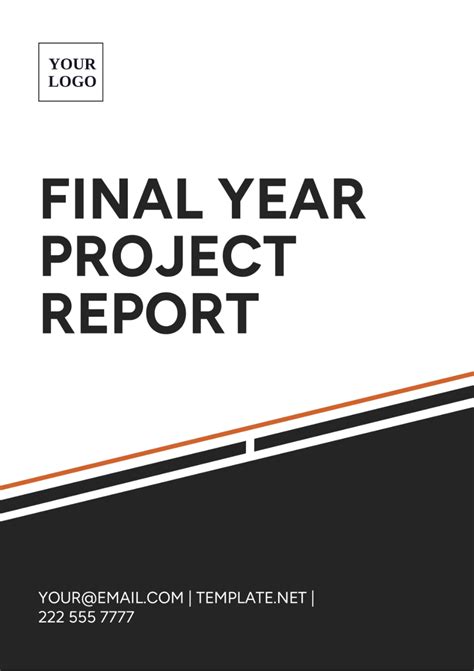 Toradh íomhá ar Final Year Project Report Example PDF