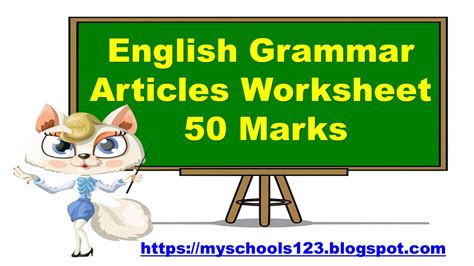 Image result for Grammar Worksheet Articles