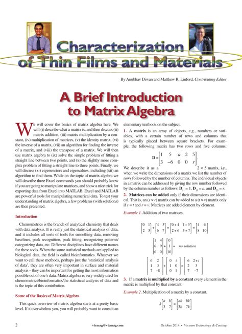 Image result for Matrix Algebra PDF
