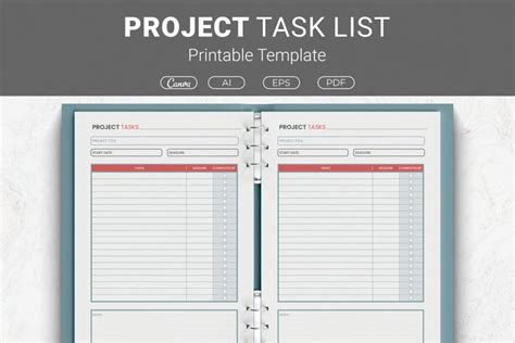 Project Task List に対する画像結果