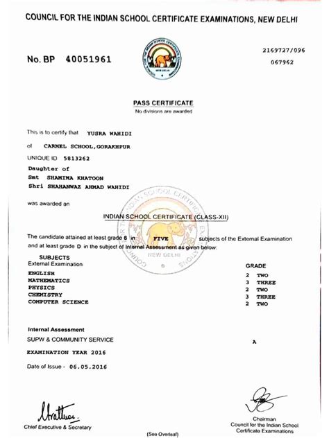 Image result for FBISE 12th Pass Certificate