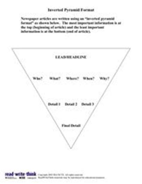 Image result for Inverted Pyramid Worksheet