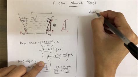 Image result for Trapezoidal Channel Formula