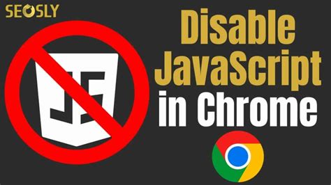 Bildergebnis für Disable JavaScript in Chrome