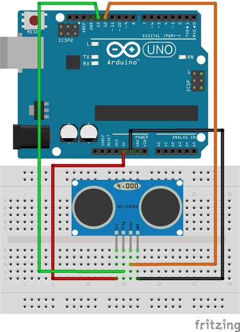 Toradh íomhá ar Powerful Ultrasonic Arduino Sensor