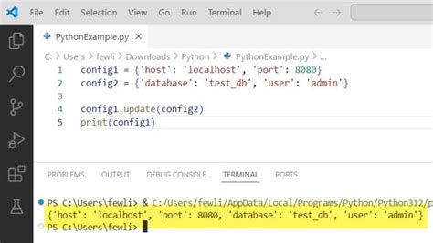 Image result for Concatenation of Dictionary in Python