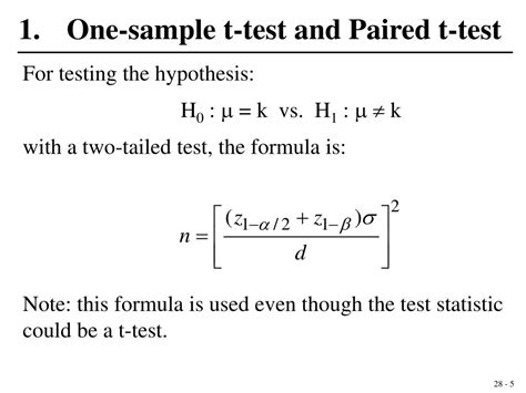تصویر کا نتیجہ برائے Sample Size Formula For T Test