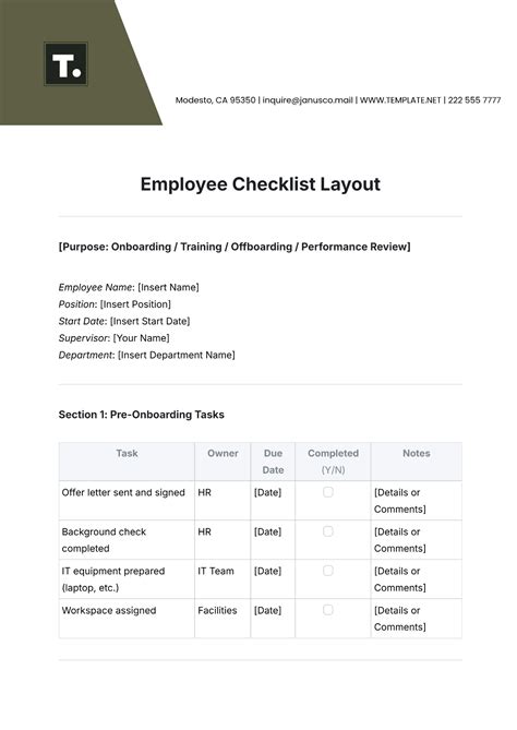 Toradh íomhá ar Sample Work Checklist