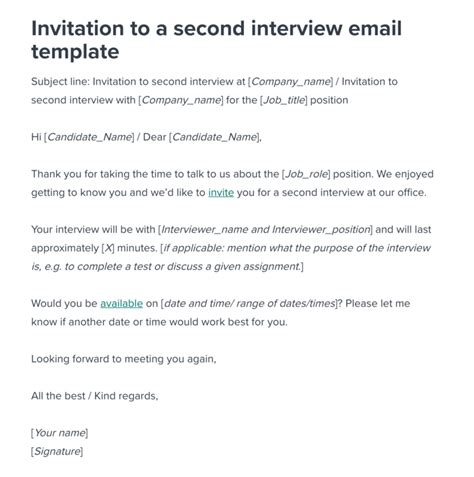 Toradh íomhá ar Interview Assignment Email Reply Sample