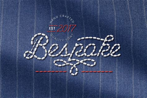 Toradh íomhá ar Machine Embroidery Hand Writing Fonts