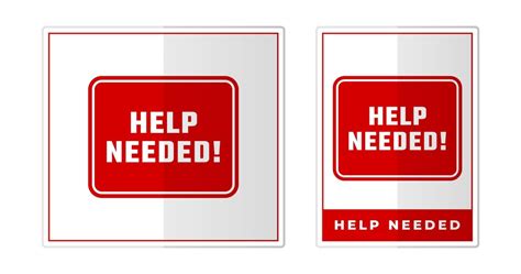 Help Needed Sticker के लिए छवि परिणाम