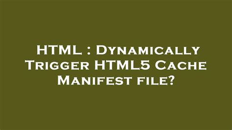 Toradh íomhá ar Cache Manifest in HTML5