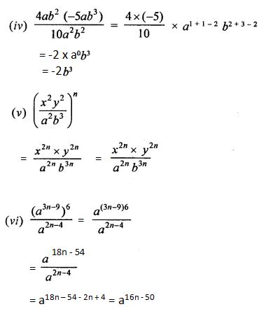 Toradh íomhá ar Laws of Exponents Questions and Answers