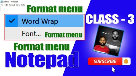Image result for Notepad Format Menu Pik
