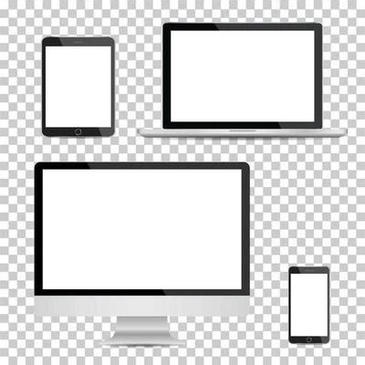 Image result for Computer Screen with Appvector