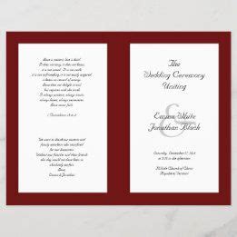 Image result for Sample of Church Wedding Ceremony Program