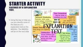 Image result for Explanation Text Features